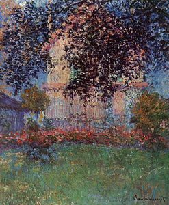  Claude Oscar Monet Monet's House in Argenteuil - Canvas Art Print