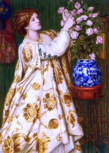  Dante Gabriel Rossetti Monna Rosa - Canvas Art Print