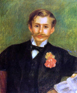  Pierre Auguste Renoir Monsieur Germain - Canvas Art Print