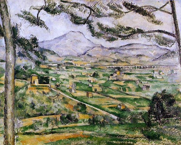  Paul Cezanne Mont Sainte-Victoire with Large Pine - Canvas Art Print