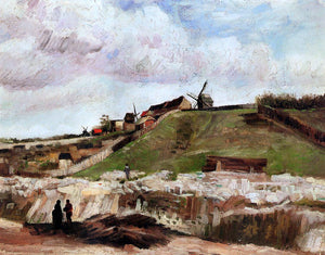  Vincent Van Gogh Montmartre: the Quarry and Windmills - Canvas Art Print