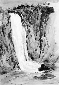  John Mackie Falconer Montmorency Falls, Canada - Canvas Art Print