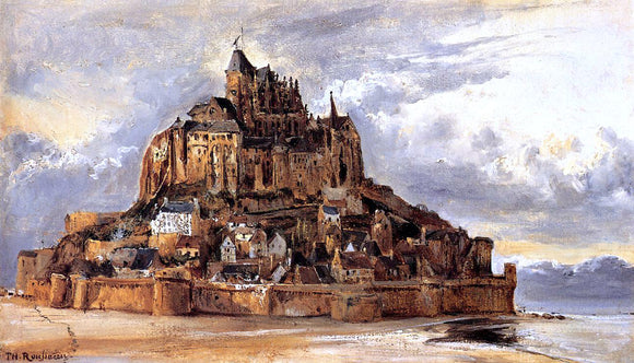  Theodore Rousseau Mont-Saint-Michel - Canvas Art Print