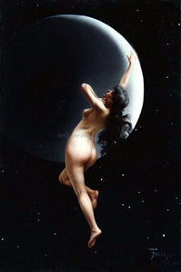 Luis Ricardo Falero Moon Nymph - Canvas Art Print