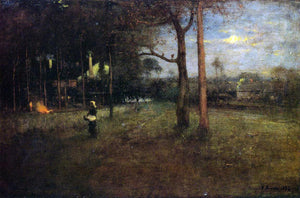  George Inness Moonlight, Tarpon Springs, Florida - Canvas Art Print