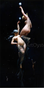  Luis Ricardo Falero Moonlit Beauties - Canvas Art Print