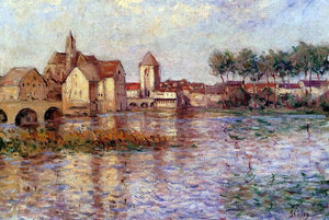  Alfred Sisley Moret-Sur-Loing - Canvas Art Print