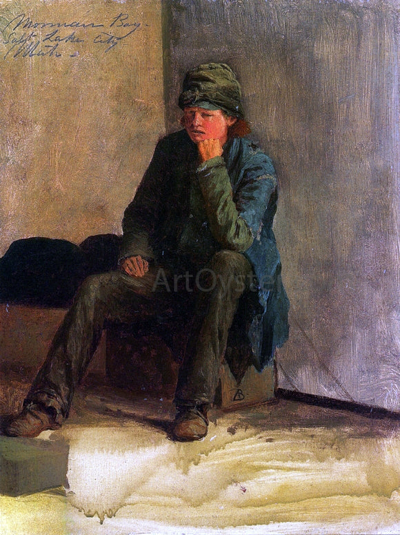  Albert Bierstadt Mormon Boy, Salt Lake City - Canvas Art Print
