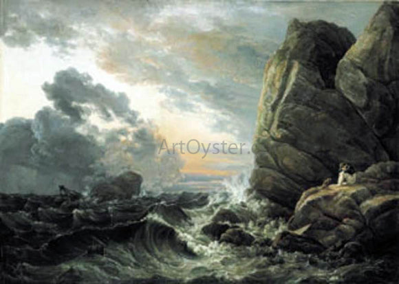  Johan Christian Claussen Dahl Morning after a Stormy Night - Canvas Art Print