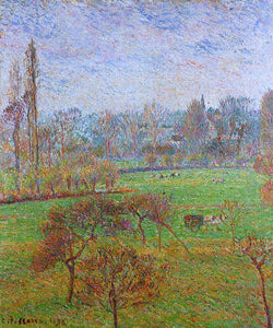  Camille Pissarro Morning, Autumn, Efagny - Canvas Art Print