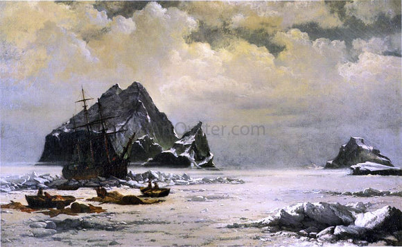  William Bradford Morning on the Artic Ice Fields - Canvas Art Print