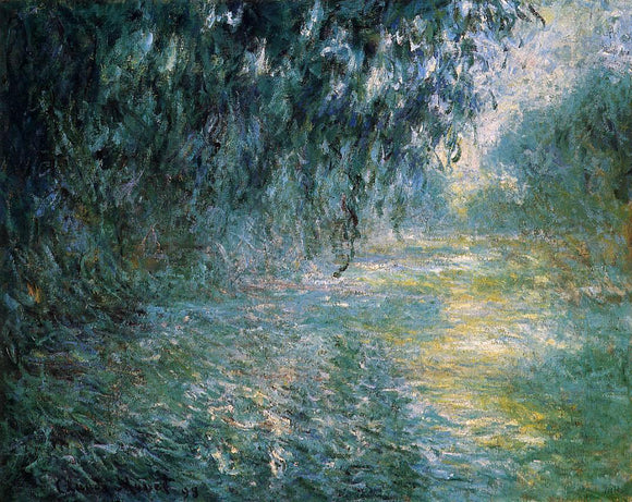  Claude Oscar Monet Morning on the Seine in the Rain - Canvas Art Print