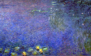  Claude Oscar Monet Morning (right-center detail) - Canvas Art Print