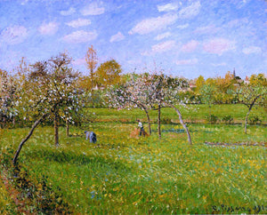  Camille Pissarro Morning, Spring, Grey Weather, Eragny - Canvas Art Print