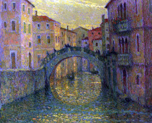  Henri Le Sidaner A Morning, Sunshine, Venice - Canvas Art Print