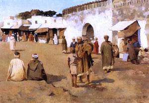  Theo Van Rysselberghe Moroccan Market - Canvas Art Print