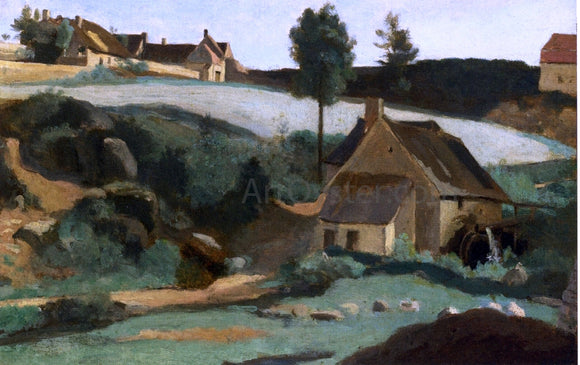  Jean-Baptiste-Camille Corot Morvan, The Little Mill - Canvas Art Print