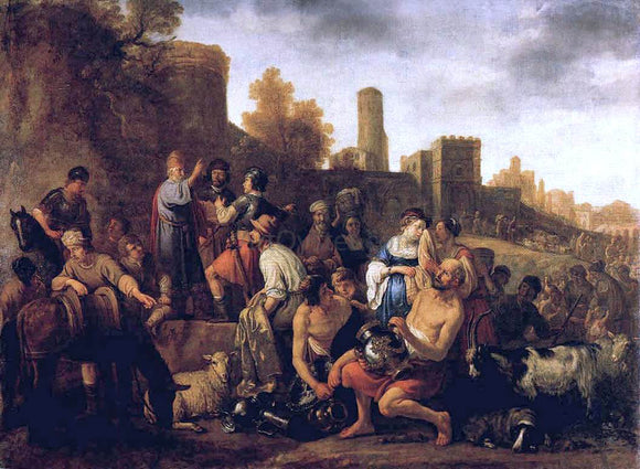  Claes Cornelisz Moeyaert Moses Ordering the Slaughter of the Midianitic - Canvas Art Print