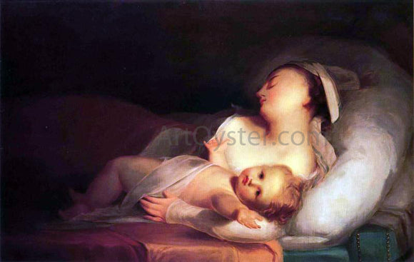  Thomas Sully Mother and Child - Canvas Art Print