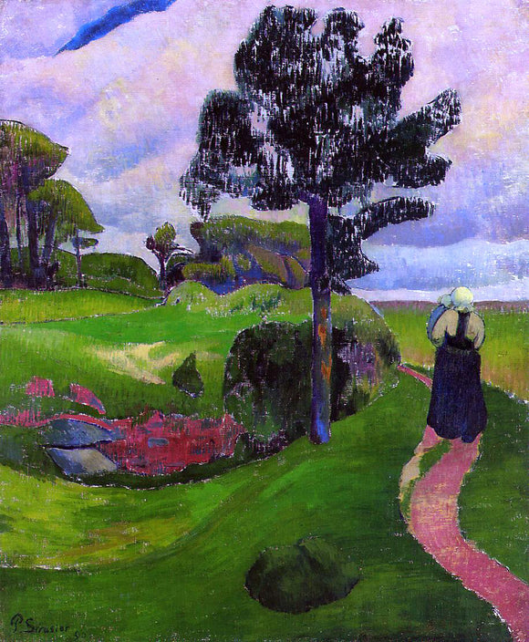  Paul Serusier Mother and Child on a Breton Landscape - Canvas Art Print
