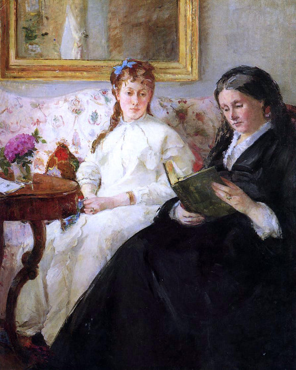  Berthe Morisot Mother and Sister of the Artist - Canvas Art Print