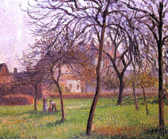  Camille Pissarro Mother Lucien's Field at Eragny - Canvas Art Print