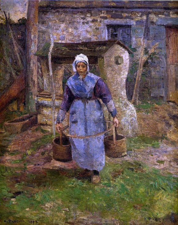  Camille Pissarro Mother Presle, Montfoucault - Canvas Art Print