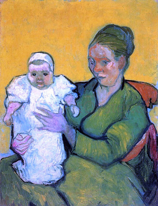  Vincent Van Gogh Mother Roulin with Her Baby - Canvas Art Print