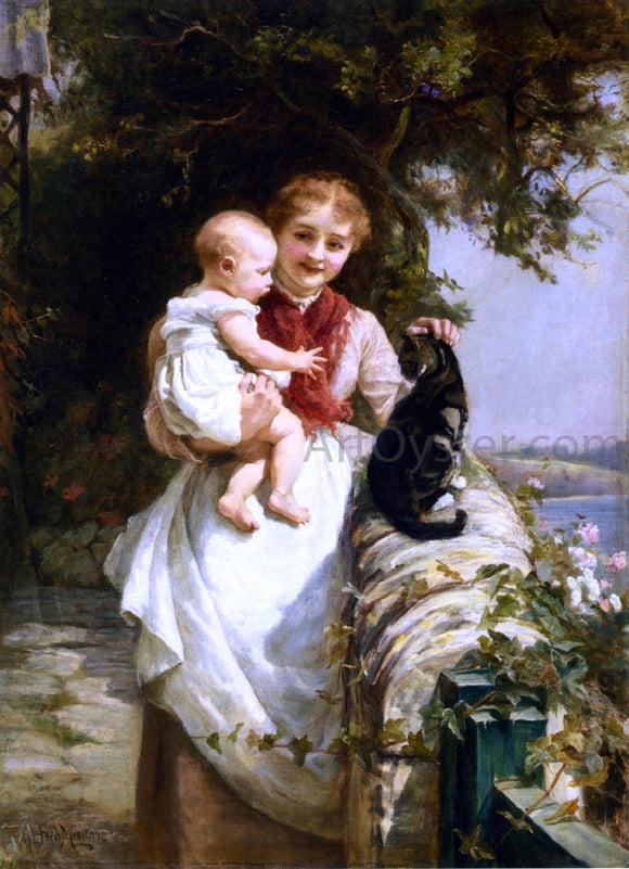  Frederick Morgan Motherly Love - Canvas Art Print