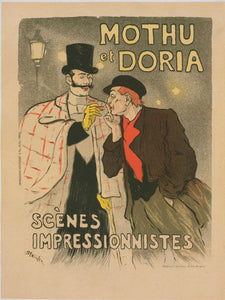  Theophile Alexandre Steinlen Mothu et Doria - Canvas Art Print