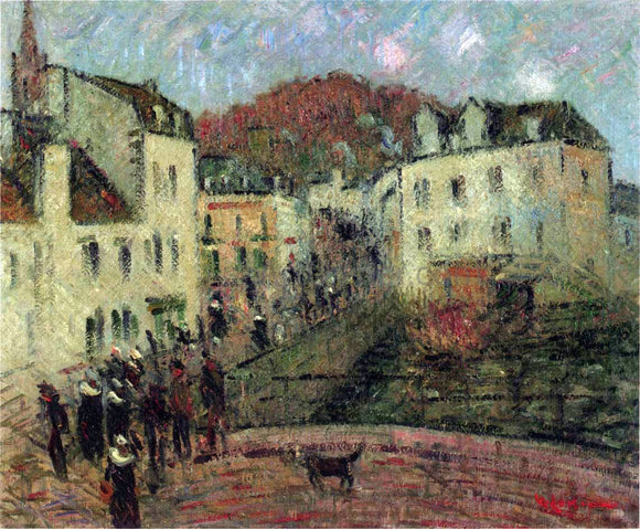  Gustave Loiseau Moulin a Pont Aven - Canvas Art Print