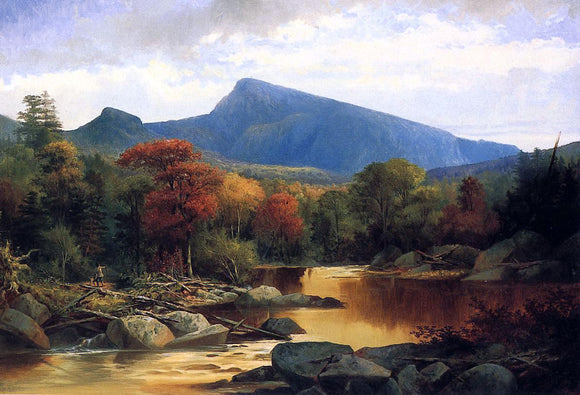  John Mix Stanley Mount Carter - Autumn in the White Mountains - Canvas Art Print
