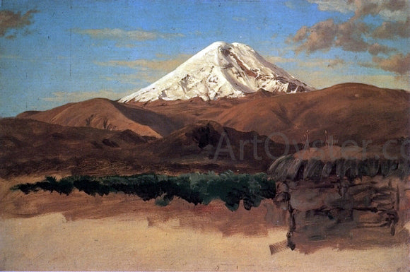  Frederic Edwin Church Mount Chimborazo, Ecuador - Canvas Art Print
