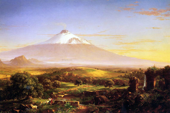  Thomas Cole Mount Etna - Canvas Art Print