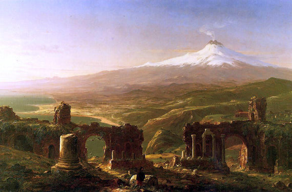  Thomas Cole Mount Etna from Taormina - Canvas Art Print