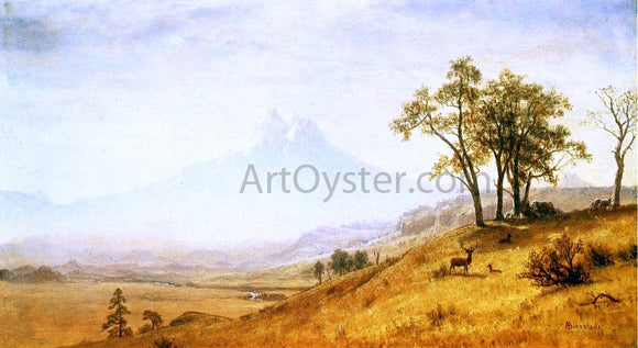  Albert Bierstadt Mount Hood - Canvas Art Print