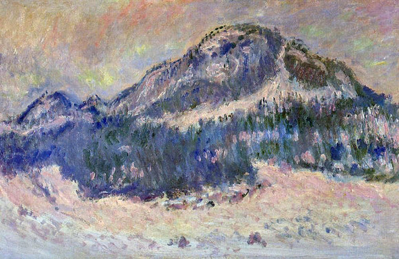  Claude Oscar Monet Mount Kolsaas, Rose Reflection - Canvas Art Print