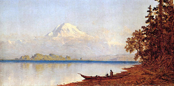  Sanford Robinson Gifford Mount Ranier, Washington Territory - Canvas Art Print