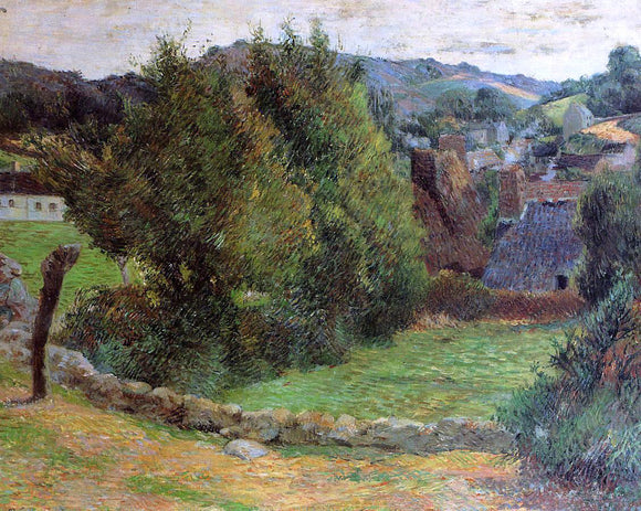  Paul Gauguin Mount Sainte-Marguerite from near the Presbytery - Canvas Art Print