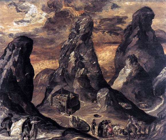  El Greco Mount Sinai - Canvas Art Print