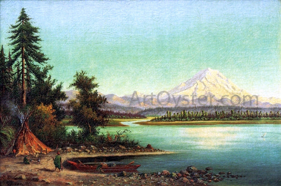 Grafton T Brown Mount Tacoma, Washington Territory - Canvas Art Print