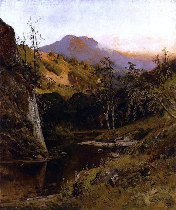  William Keith Mount Tamalpias from Lagunitas Creek - Canvas Art Print