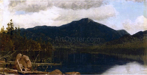  Sanford Robinson Gifford Mount Whiteface from Lake Placid - Canvas Art Print