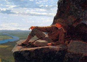  Winslow Homer Mountain Climber Resting - Canvas Art Print