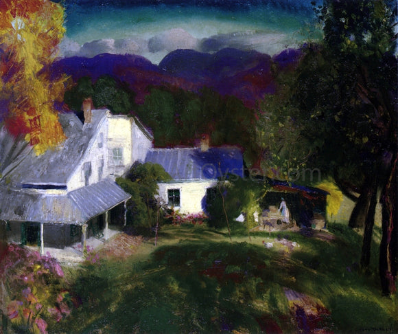  George Wesley Bellows Mountain House - Canvas Art Print