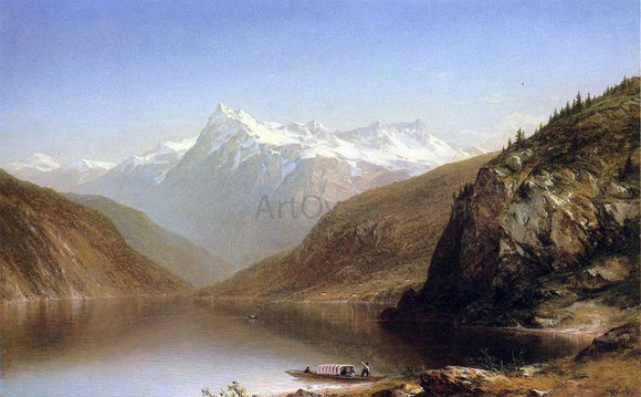  John W Casilear Mountain Lake - Canvas Art Print