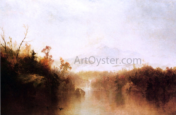  John Frederick Kensett Mountain Lake - Canvas Art Print