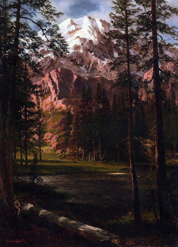  Albert Bierstadt Mountain Lake - Canvas Art Print