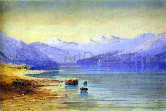  Alexei Kondratevich Savrasov Mountain Lake, Switzerland - Canvas Art Print