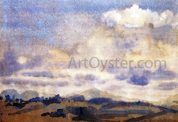  Arthur B Davies Mountain Landscape - Canvas Art Print